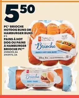 Valu-mart PAINS À HOT DOG OU PAINS À HAMBURGER BRIOCHE PC, 6'S offer