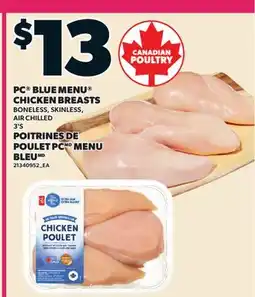 Valu-mart POITRINES DE POULET PC MENU BLEU, 3'S offer