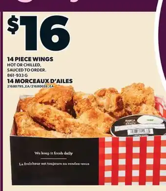 Valu-mart 14 MORCEAUX D'AILES offer