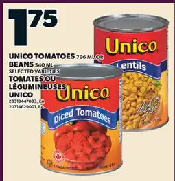Valu-mart TOMATES, 796 ML OU LÉGUMINEUSES UNICO, 540 ML offer