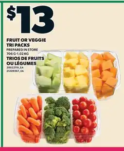 Valu-mart TRIOS DE FRUITS OU LÉGUMES, 706 G-1.02 KG offer