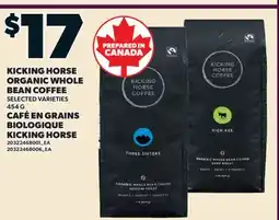 Valu-mart CAFÉ EN GRAINS BIOLOGIQUE KICKING HORSE offer