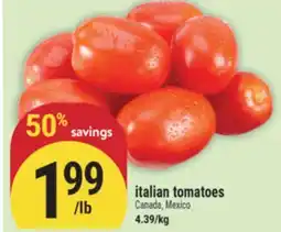 Marché Adonis italian tomatoes offer
