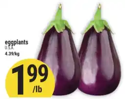 Marché Adonis eggplants offer