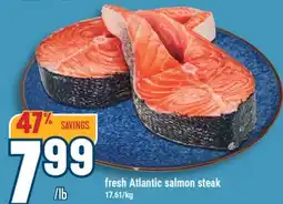 Marché Adonis fresh Atlantic salmon steak offer