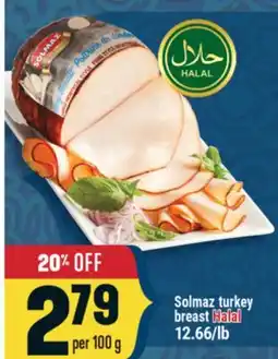 Marché Adonis Solmaz turkey breast offer