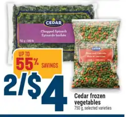Marché Adonis Cedar frozen vegetables offer