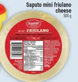 Marché Adonis Saputo mini friulano cheese offer