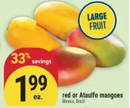 Marché Adonis red or Ataulfo mangoes offer