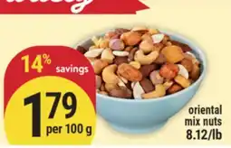 Marché Adonis Oriental mix nuts offer