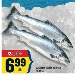 Marché Adonis Atlantic whole salmon offer