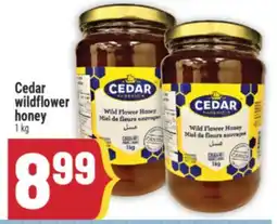Marché Adonis Cedar wildflower honey offer