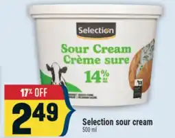 Marché Adonis Selection sour cream offer