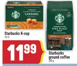 Marché Adonis Starbucks K-cup 10 ct Starbucks ground coffee offer
