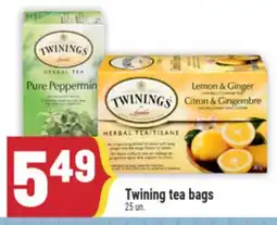 Marché Adonis Twining tea bags offer