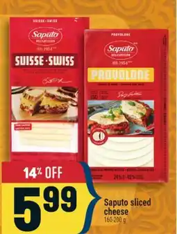 Marché Adonis Saputo sliced cheese offer