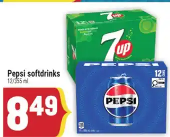 Marché Adonis Pepsi softdrinks offer