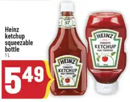 Marché Adonis Heinz ketchup squeezy bottle offer