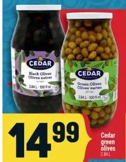 Marché Adonis Cedar green olives offer