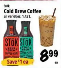 Farm Boy Stok Cold Brew Coffee offer