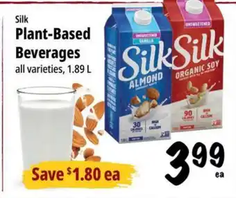Farm Boy Silk Plant-Based Beverages offer