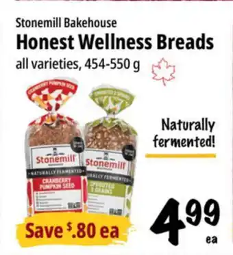 Farm Boy Stonemill Bakehouse Honest Wellness Breads offer