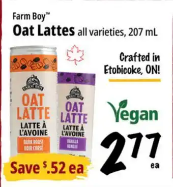 Farm Boy Farm Boy Oat Lattes offer