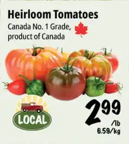 Farm Boy Heirloom Tomatoes offer