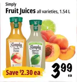 Farm Boy Simply Fruit Juices offer