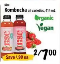 Farm Boy Rise Kombucha offer