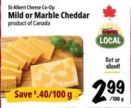 Farm Boy St-Albert Cheese Co-Op Mild or Marble Cheddar offer