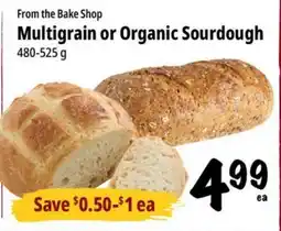 Farm Boy From the Bake Shop Multigrain or Organic Sourdough offer