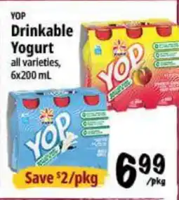Farm Boy YOP Drinkable Yogurt offer