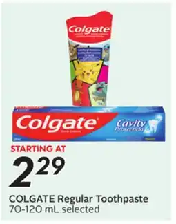 Sobeys Regular Toothpaste offer