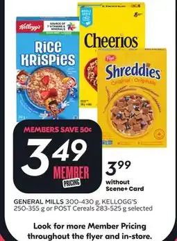 Sobeys 300-430 g, 250-355 g or Cereals 283-525 g offer
