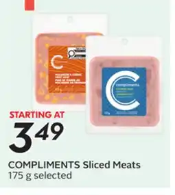 Sobeys COMPLIMENTS Sliced Meats offer