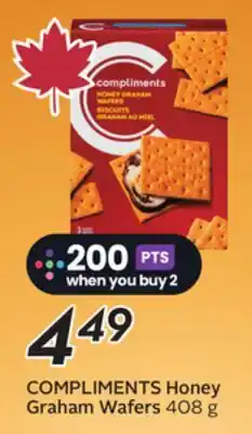 Sobeys COMPLIMENTS Honey Graham Wafers offer