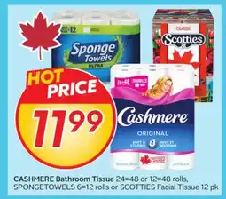Sobeys Bathroom Tissue 24-48 or 12=48 rolls, 6=12 rolls or Facial Tissue offer