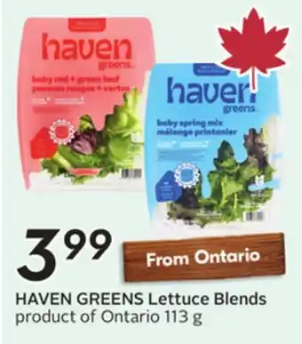 Sobeys Lettuce Blends offer