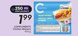 Sobeys COMPLIMENTS Chicken Wieners offer