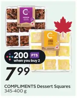 Sobeys COMPLIMENTS Dessert Squares offer