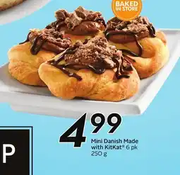 Sobeys Mini Danish Made with KitKat offer