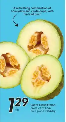 Sobeys Santa Claus Melon offer