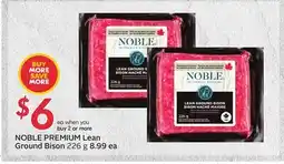 Sobeys Lean Ground Bison offer
