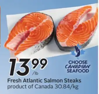 Sobeys Fresh Atlantic Salmon Steaks offer