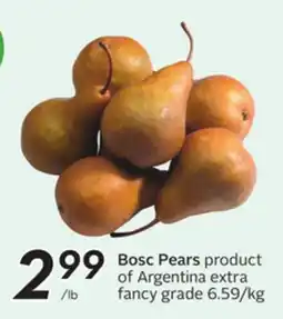 Sobeys Bosc Pears offer