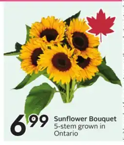 Sobeys Sunflower Bouquet offer