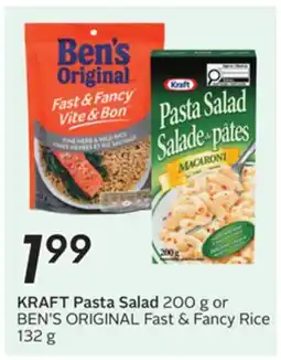 Sobeys KRAFT Pasta Salad 200 g or BEN'S ORIGINAL Fast & Fancy Rice 132 g offer