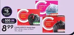 Sobeys COMPLIMENTS Waste Bags offer