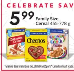 Sobeys Family Size Cereal offer